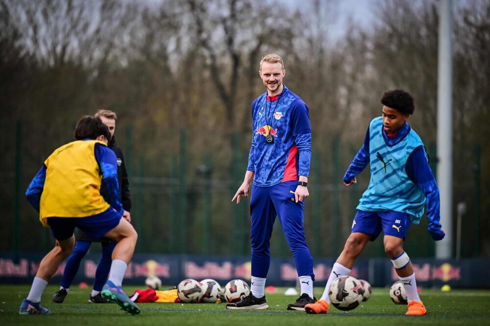 Dennis Bockelmann beim Training